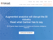 Tablet Screenshot of birst.com